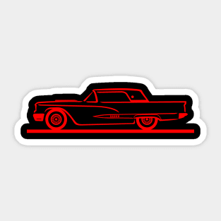 1958 Ford Thunderbird Hard Top Sticker